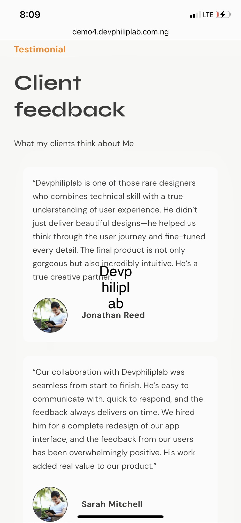 Showcase Of Testimonials