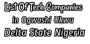 Tech companies in ogwashi uku Delta State Nigeria