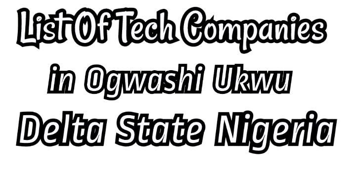 Tech companies in ogwashi ukwu Delta State Nigeria