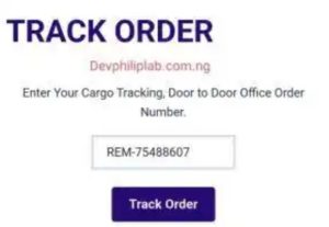 Consignment Tracking Number