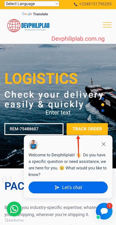 Consignment website Sample